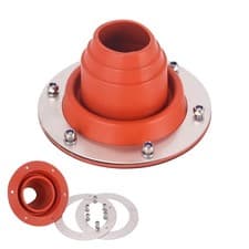 Image of Large Bell Tent Stove Flashing Kit for Indoor Wood Burner Flue Pipe Fittings Kit