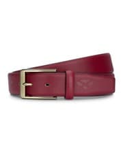 Image of Hoggs of Fife Feather Edge 35mm Belt Leather Men's Country Hunting Shooting