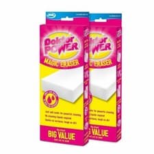 Image of JML Doktor Power Magic Eraser Stain Remover Sponge Cleaning Block - Double Pack