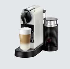 Image of Nespresso Pod Coffee Machine CitiZ Aeroccino Milk Frother by Delonghi C Grade