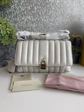 Image of Radley London Mill Bay Padlock Quilt Medium Flapover Cross Body Bag.