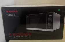 Image of SHARP YC-PG284AU-S 28 Litre 900W Digital Microwave Grill.