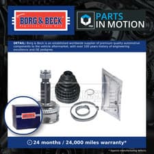 Image of CV Joint Front Outer BCJ1610 Borg & Beck C.V. Driveshaft 495002H002 495002H010