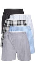 Image of Polo Ralph Lauren 5-Pack Classic Fit Woven Boxers Blue / Black Rare