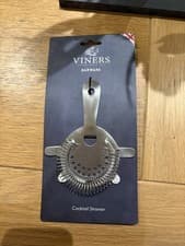 Image of New Viners Barware Cocktail Shaker Strainer Drink Makers