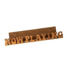 Image of Vinyl Record Stand Organizer LP Holder Easy to Install Wood Rustic Multipurpose