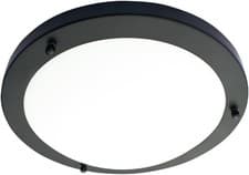 Image of Forum Spa SPA-34046-SBLK Delphi Small LED Flush Ceiling Light - Satin Black