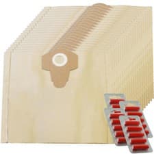 Image of 20 x Dust Bags for DRAPER Vacuum 30 L Litre DRA19103 WDV30SS WDV50SS Fresheners