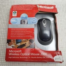 Image of Microsoft Wireless Optical Mouse 2000 - 1000 DPI New Sealed - Tatty Box