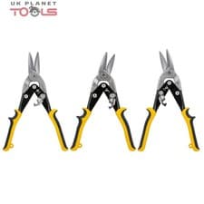 Image of TOUGH MASTER 10" Aviation Snips 3 piece for Metal Sheets Straight Right Left Cut