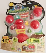 Image of Crashlings, Series 1 Mini Figures, Insects - 10 Pack RED
