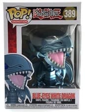Image of Funko Pop! Yu-Gi-Oh! Blue-Eyes White Dragon #389 with POP Protector