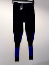 Image of Adidas Recharge Leggings Thights Black Blue Size 14 Large Women Gym Training