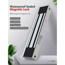 Image of Slimline Mortice Magnetic Lock MagLock 280kg Security Gate Access Control DC12V