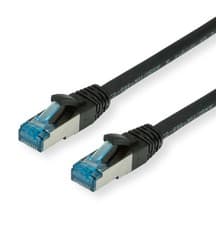 Image of Cat6 S/FTP 1m Shielded Patch Lead Black