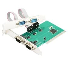 Image of PCIe Combo Serial Parallel Port Card RS232 LPT Adapter Expansion for Desktop PC