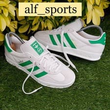 Image of BNWB & Genuine adidas originals ® Gazelle Indoor Trainers White Green UK Size 7
