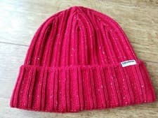 Image of BNWT CONVERSE RED KNITTED BEANIE ONE SIZE RRP£34.99 FREE P&P