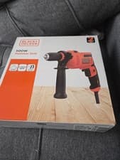 Image of Black + Decker Keyless Corded Hammer Drill - 500W