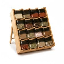 Image of Spice rack Spice stand Spice storage Spice shelf Bamboo