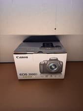 Image of Canon EOS 2000D Camera + EF-S 18-55mm III Lens - Brand New