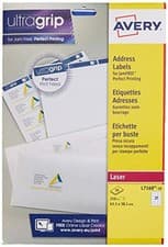 Image of Avery Self Adhesive Address Mailing Labels, 21 Labels A4, UltraGrip (L7160-10)