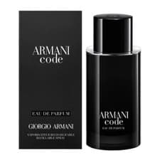 Image of Armani Code Pour Homme Eau De Parfum Men's Aftershave Refillable Spray (15ml, 50