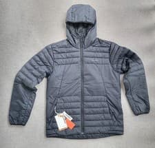 Image of SALOMON RFLX men's Deep black Insulated Packable Hooded jacket. Size S. BNWT