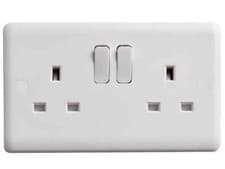 Image of Deta Vimark Switched Socket 2-Gang 13A DETVC1209S