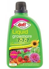 Image of Doff Liquid Growmore Garden Growth Healthy Plant Feed Fertiliser Concentrate 1L