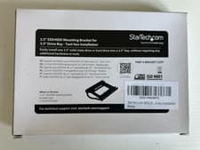 Image of StarTech 2.5" SSD / HDD Mounting Bracket Caddy for 3.5" Drive Bay Tool-less