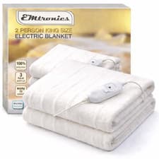 Image of EMtronics Heated Electric Under Blanket 3 Heat Settings and Machine Washable