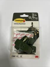 Image of Command Medium Hooks Pack of 6 with 8 Adhesive Strips
