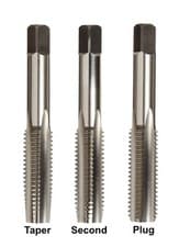 Image of Metric HSS Hand Taps Coarse Pitch Threading Various Sizes- Taper, Second, Plug