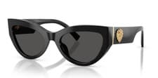 Image of Dolce & Gabbana 4536 55 501/87 Sunglasses Black/Dark Grey