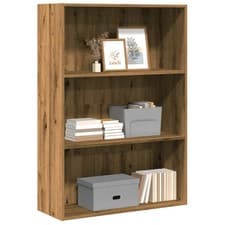 Image of WALPLUS Bookcase Artisan Oak 80x30x114cm Storage Display Shelf Unit