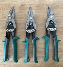 Image of Heavy Duty Left Right Straight Cutting Aviation Tin Snips 10" Sheet Metal Cutter
