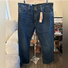 Image of Levi’s Stretch 527 Slim Bootcut Blue 40x32 Mens Denim Jeans NWT