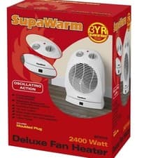 Image of SupaWarm Deluxe Oscillating Fan Heater 2400w