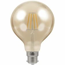 Image of Crompton LED G95 95mm Globe Filament Antique Dimmable 5W 2200K BC / B22