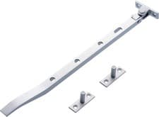 Image of Merriway® BH01589 Aluminium Window Casement Stays, 250mm (10 inch) , Grey