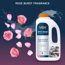 Image of Vax Spot Washer Cleaning Solution For Rugs, Upholstery & Carpets SpotWash 1L