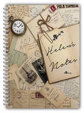 Image of A5 PERSONALISED NOTEBOOKS/ YOUR NAME NOTEBOOK GIFT NOTE PAD 100 PAGE LINED BLANK