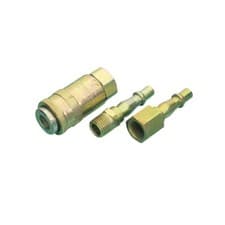 Image of DRAPER 1/4" PCL BSP Air Line Coupling Set 3 Piece Stock No: 37844