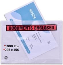 Image of New Documents Enclosed Envelopes Wallets Plain Printed A5 DL Tenzalopes Brand.