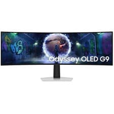Image of Samsung Odyssey G93SD 49" DQHD OLED 1800R Monitor 240Hz 0.03ms HDR10 Silver