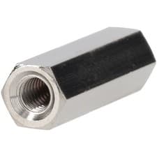 Image of R-TECH Hex Threaded F-F Spacers Brass M3 16mm - Pack Of 25