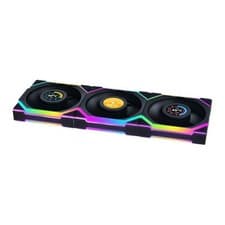 Image of 120mm Lian Li UNI FAN SL Wireless, 1.6" LCD, Reverse Flow, Black ARGB, 9-Blade,