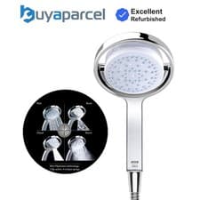 Image of Mira Vier Digital Showerhead 360m 135mm Chrome 4 Mode Flipstream Shower Head