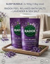 Image of X2 Radox Mineral Therapy Feel Relaxed Bath Salts - Lavender & Sea Salt, 900g